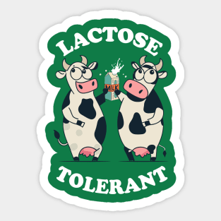 Lactose Tolerant Sticker